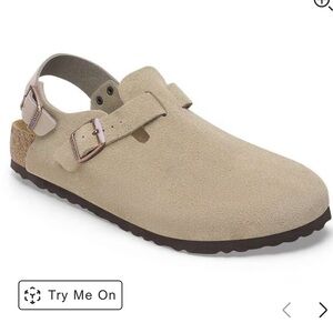 Birkenstock Tokio Suede Leather Clogs